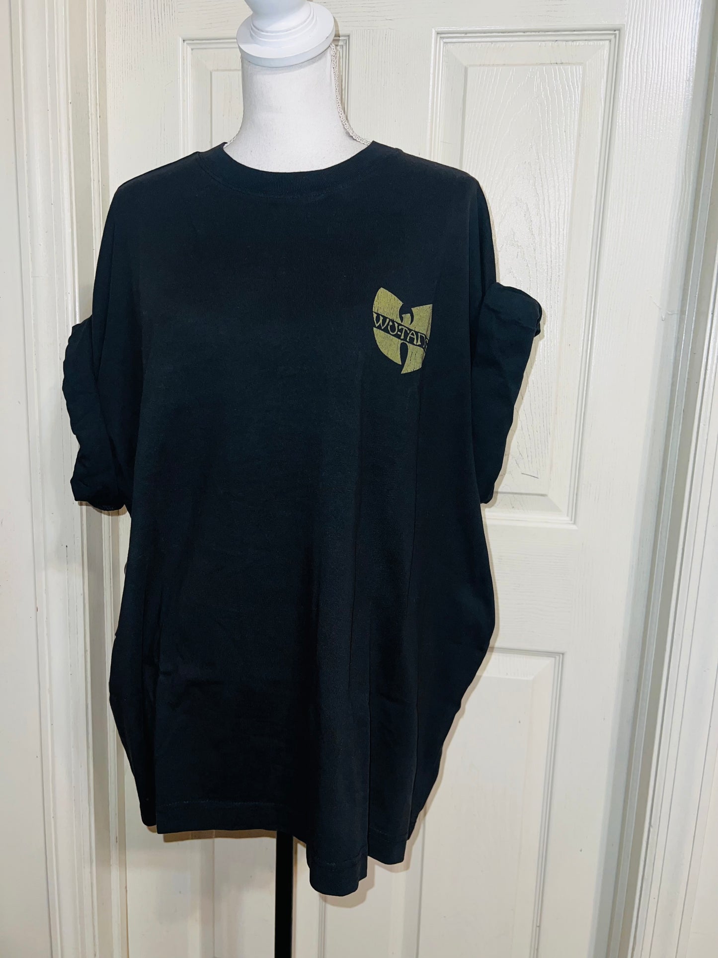 Wu-Tang Clan Double Sided Oversized Distressed Tee