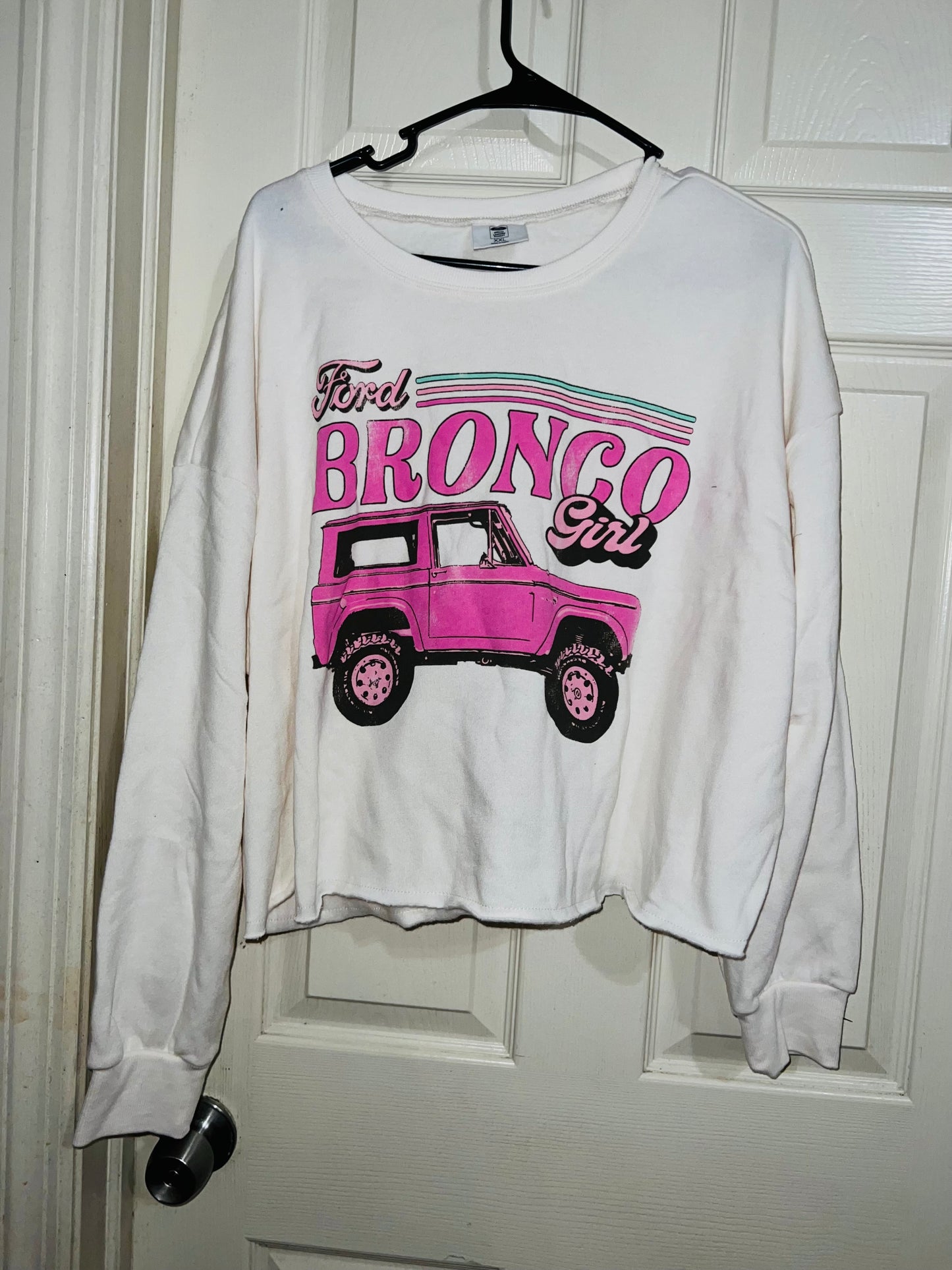 Ford Bronco Oversized Distressed Sweatshirt