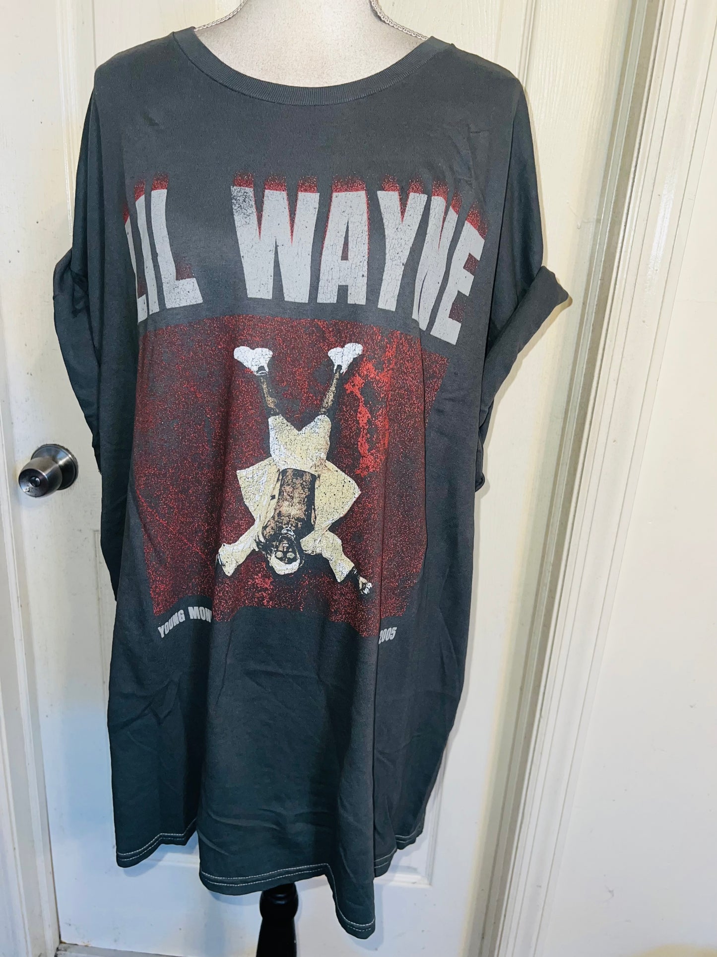 Lil Wayne Oversized Distressed Tee