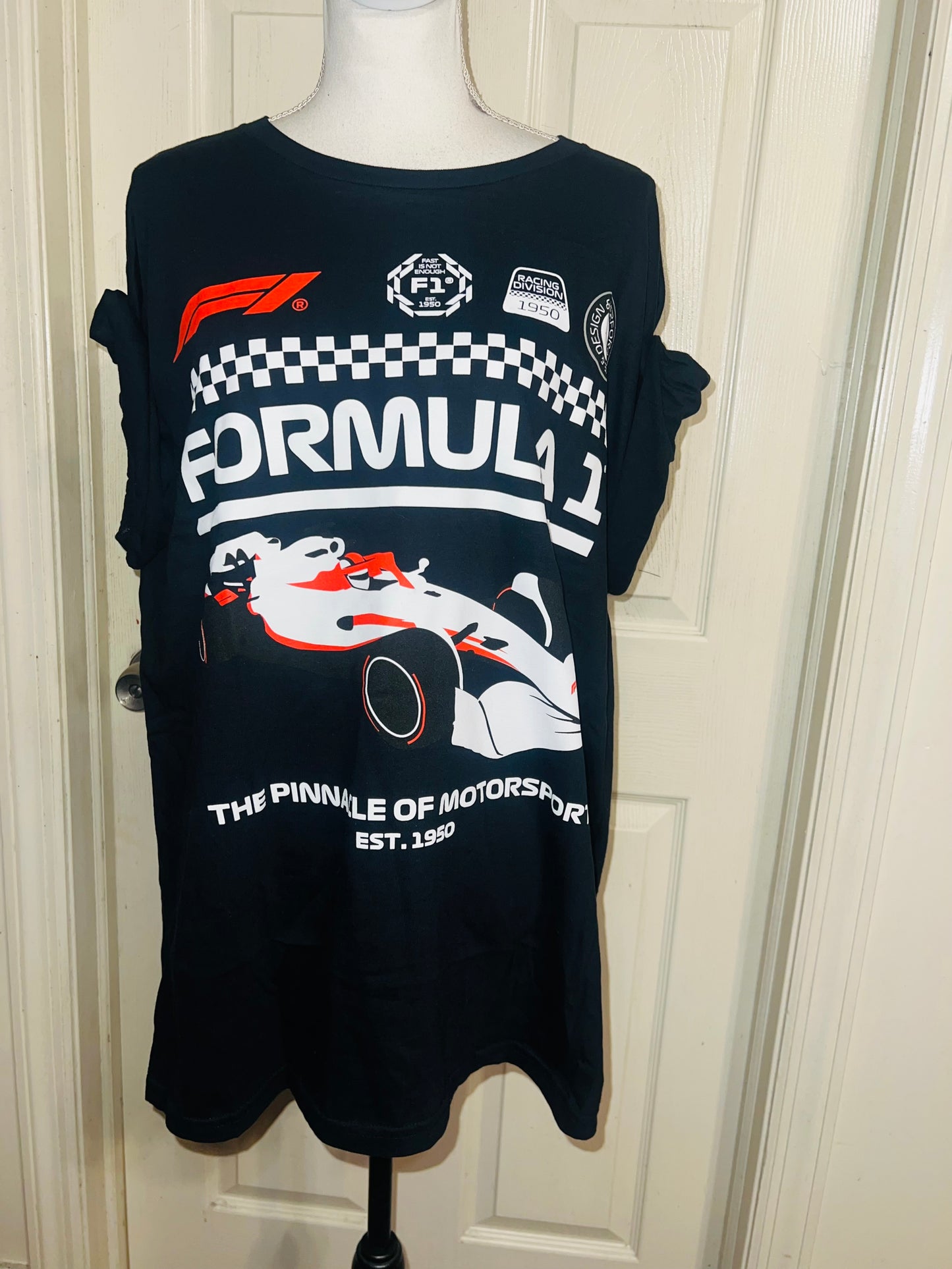 Formula 1 Oversized Distressed Tee
