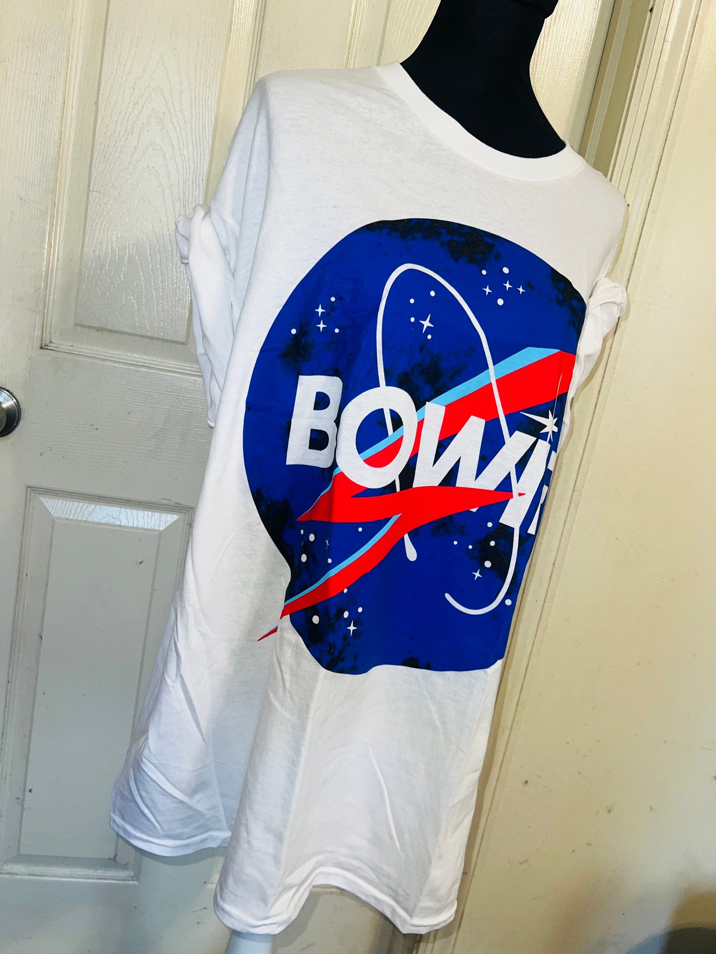 David Bowie Oversized Distressed Tee