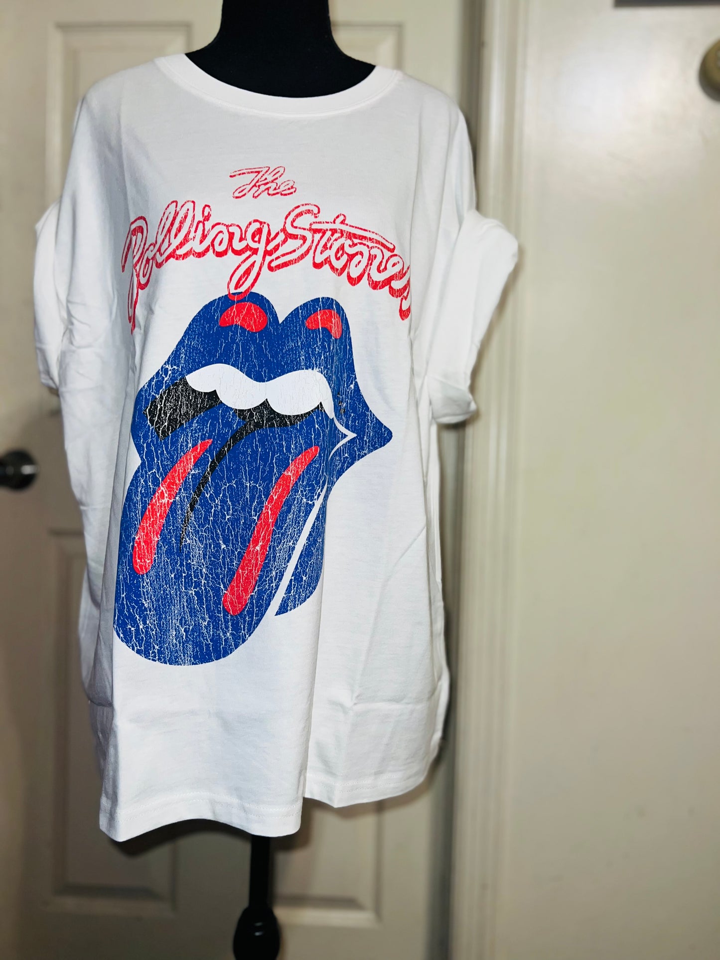The Rolling Stones Oversized Distressed Tee