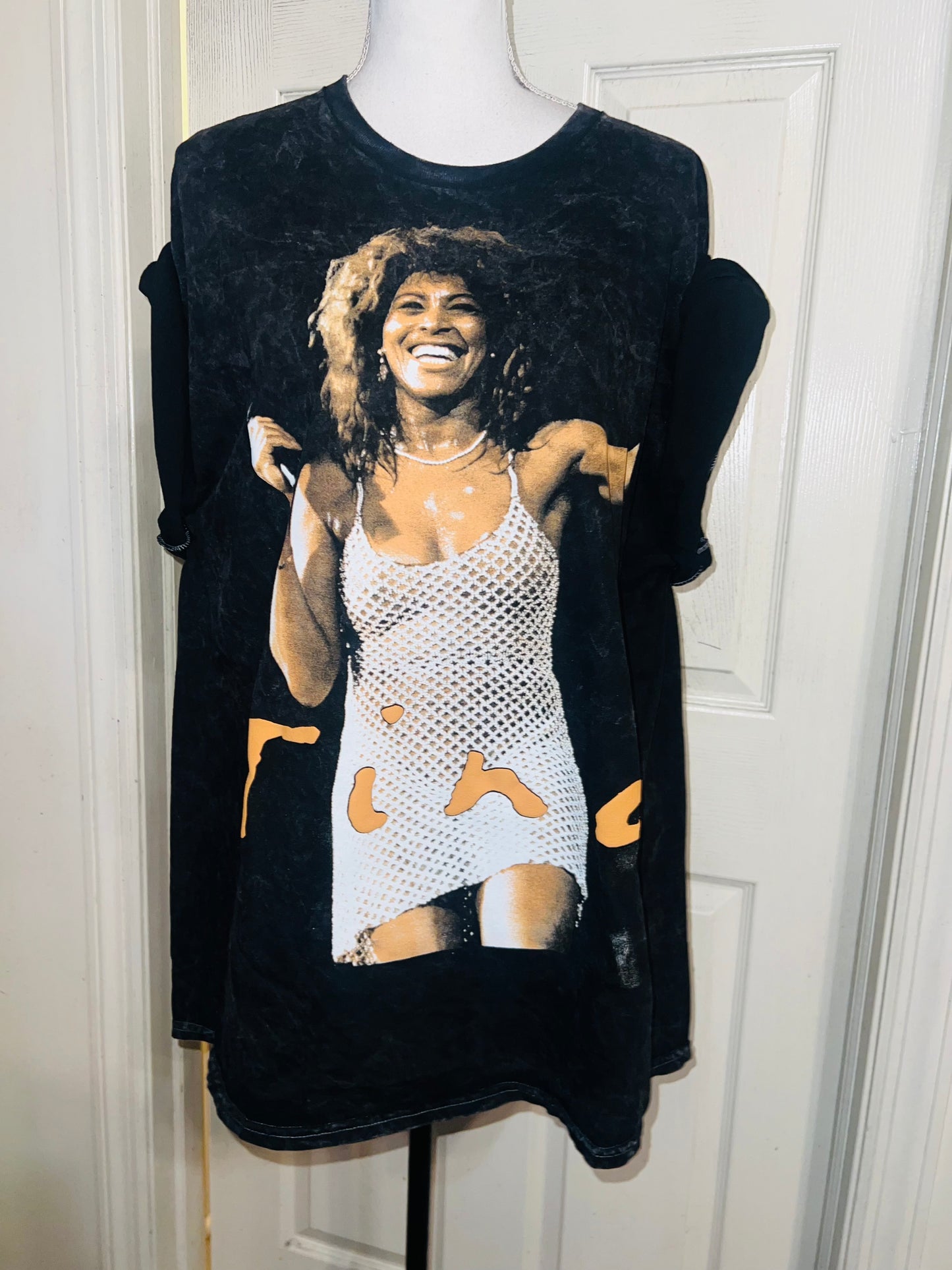 Tina Turner Oversized Distressed Tee