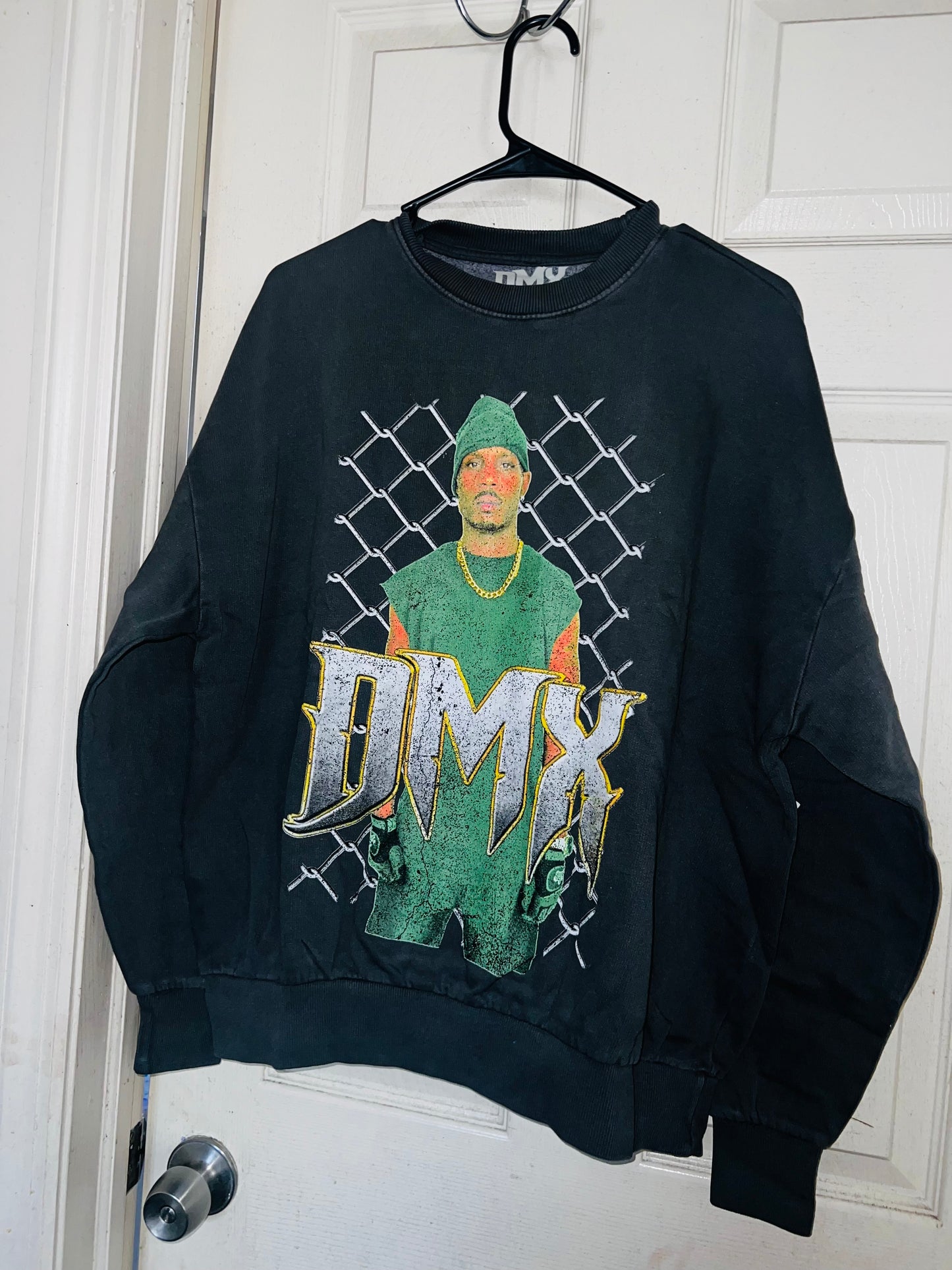 DMX Oversized Distressed Sweatshirt