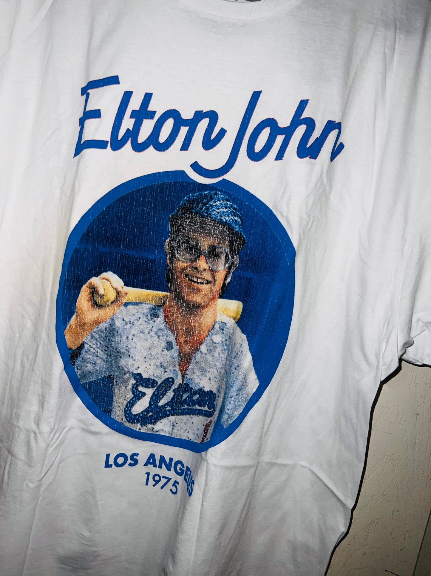 Elton John Baseball Oversized Tee
