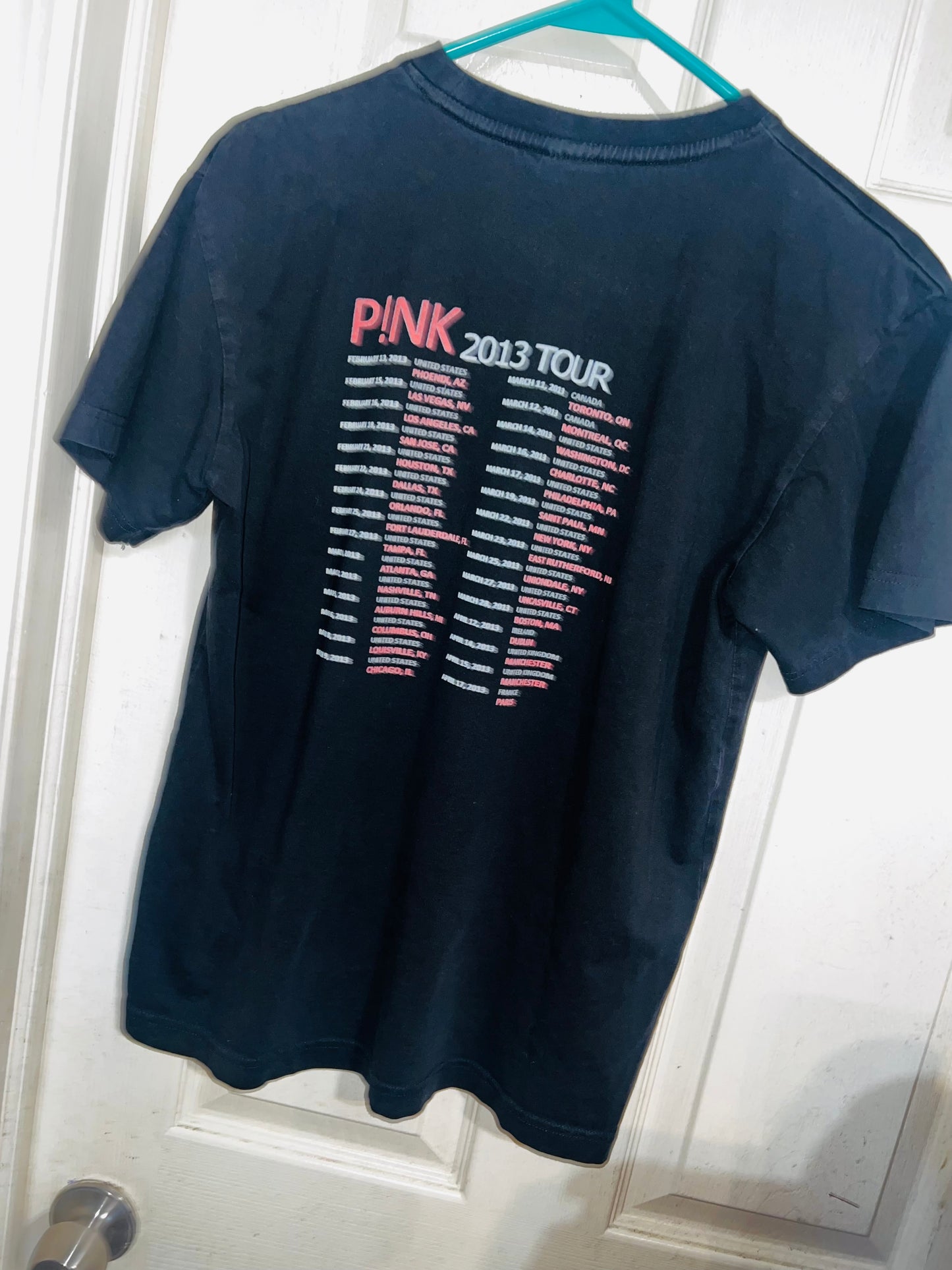 Pink Vintage Tour Oversized Tee