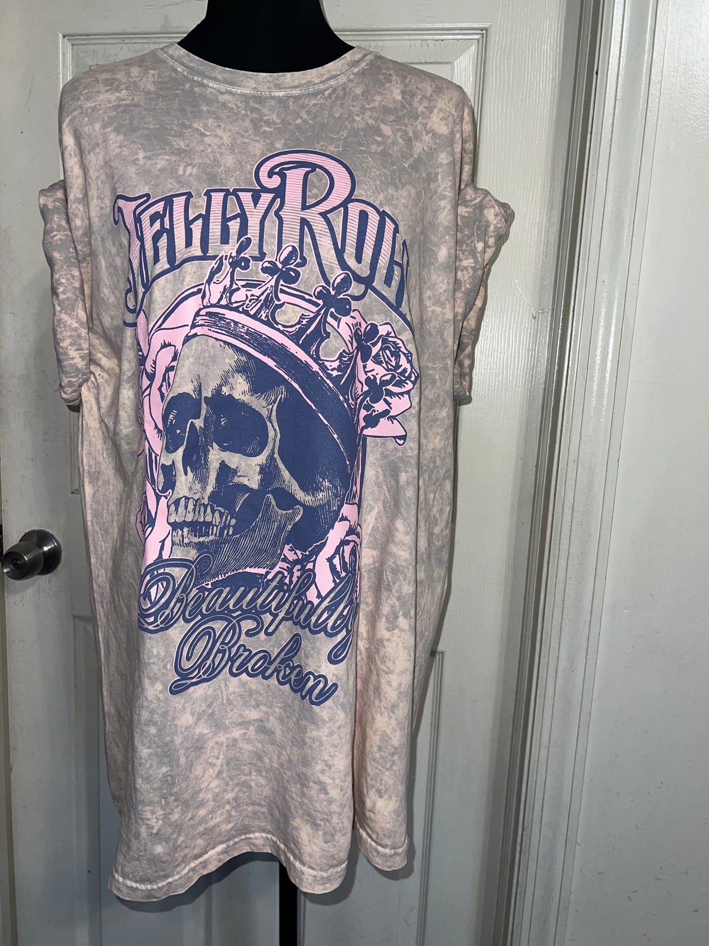 Jelly Roll Oversized Distressed Tee