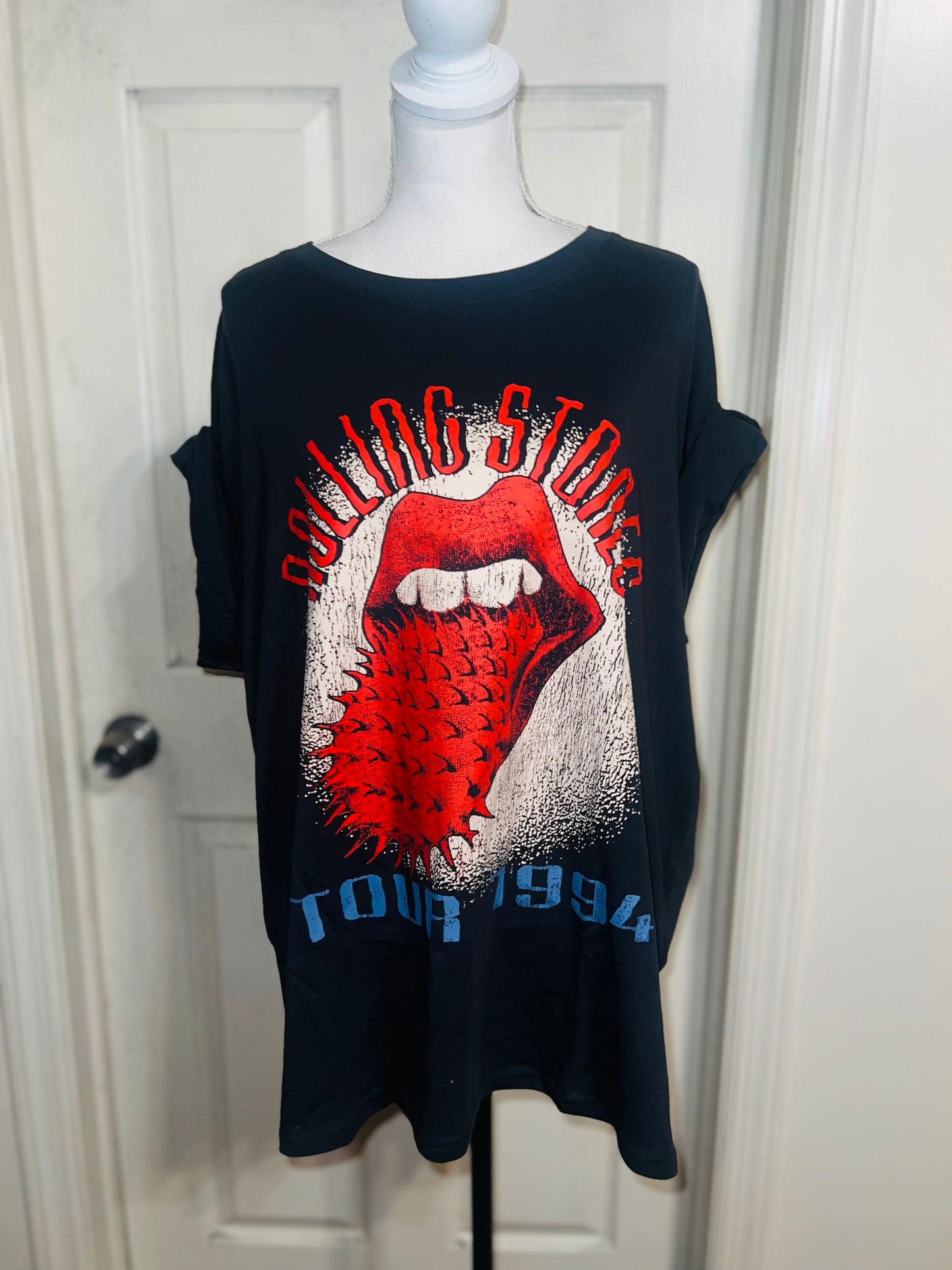 Rolling Stones Oversized Distressed Tee