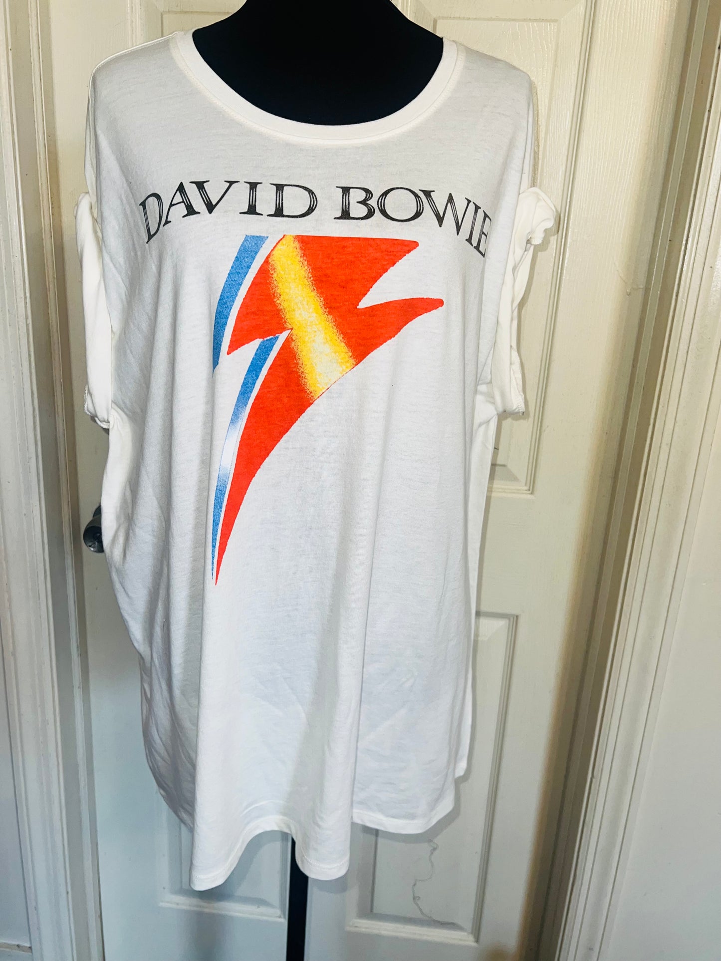 David Bowie Oversized Distressed Tee