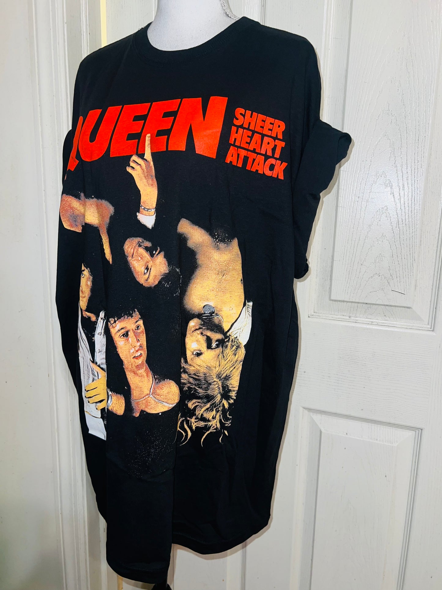 Queen Oversized Distressed Tee