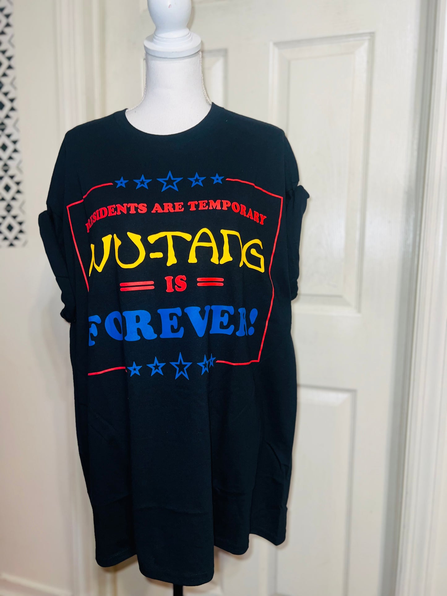 Wu-Tang Clan Oversized Distressed Tee