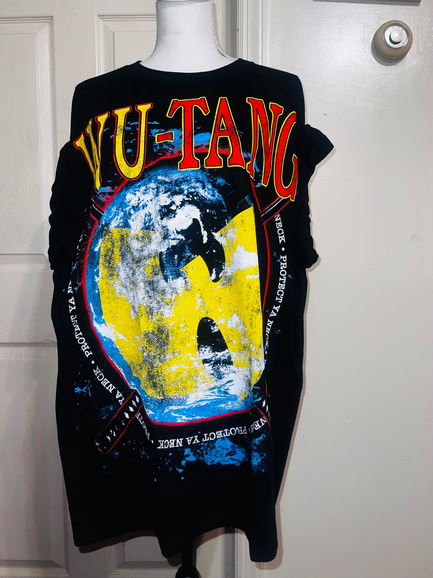 Wu-Tang Clan Oversized Distressed Tee