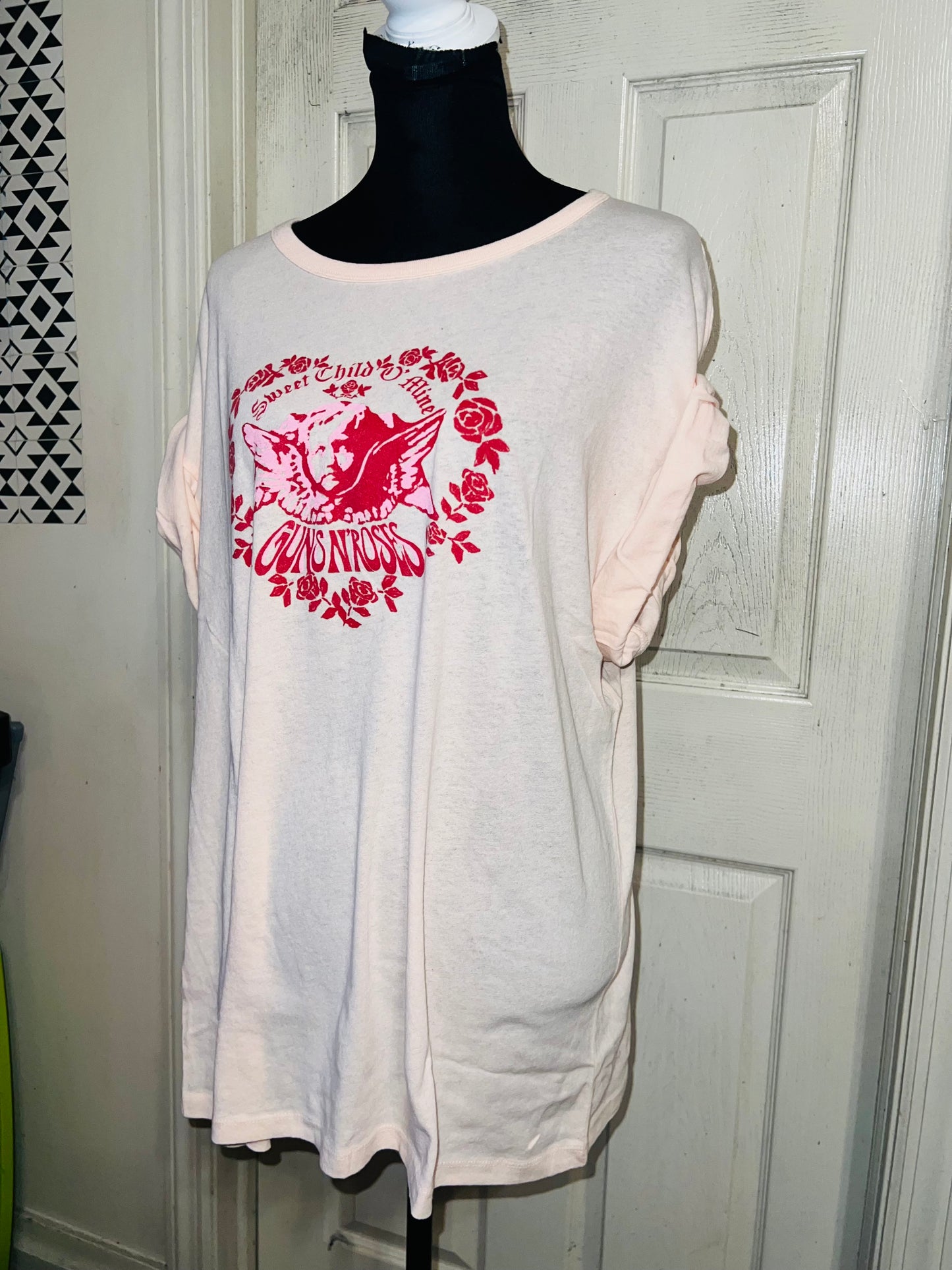 Guns n Roses Oversized Distressed Tee