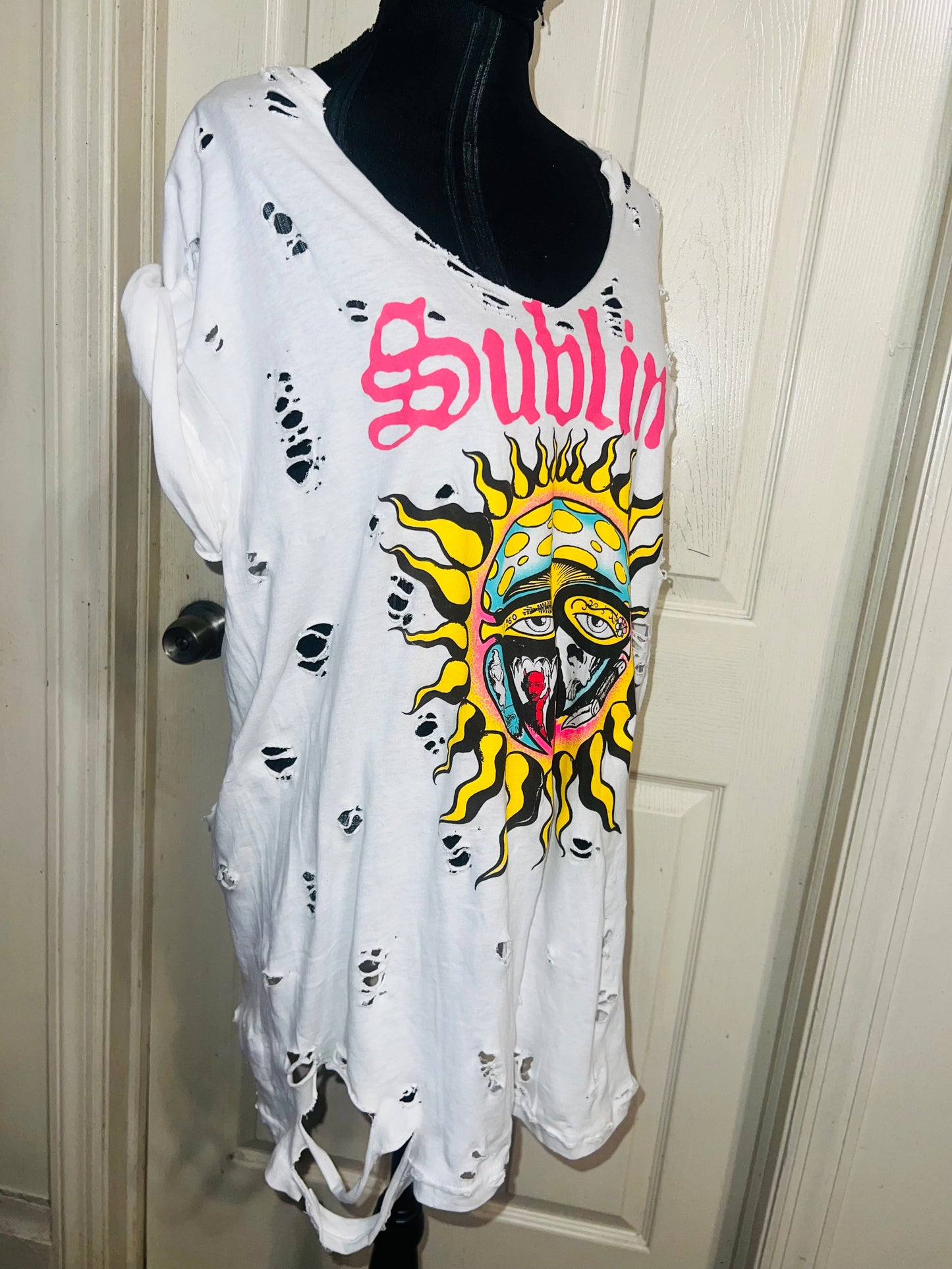 Sublime Oversized Distressed Tee