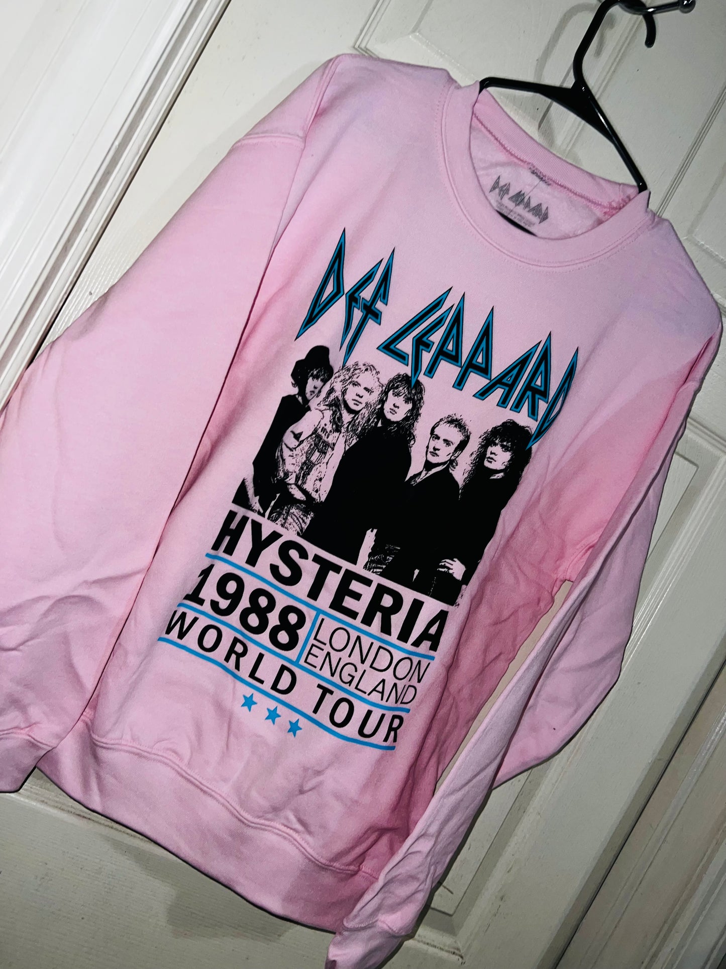 Def Leppard Hysteria Tour Oversized Sweatshirt