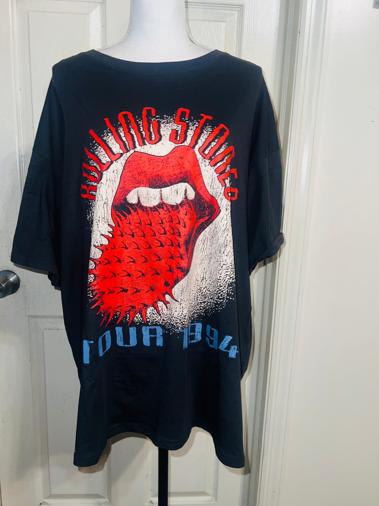 Rolling Stones Oversized Distressed Tee