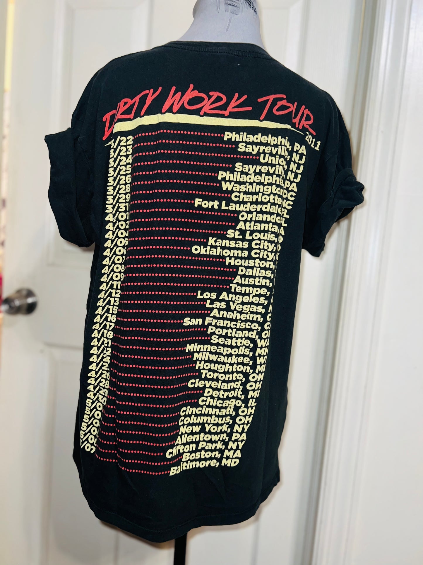 All Time Low Vintage Oversized Double Sided Tee