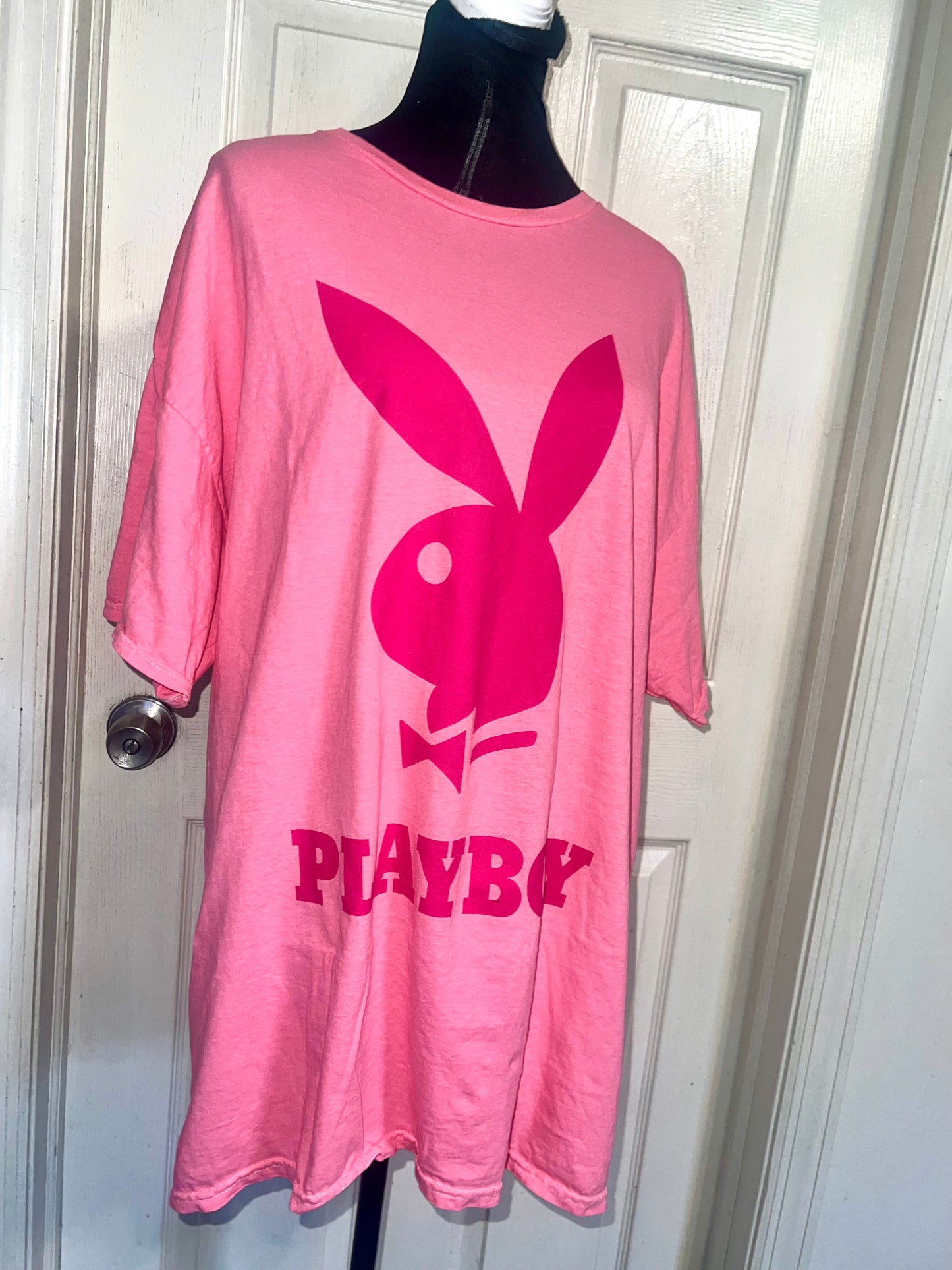Playboy Oversized Distressed Tee