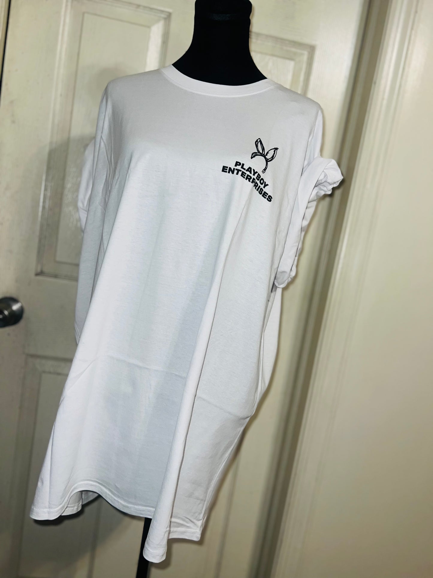 Playboy Double Sided Oversized Distressed Tee