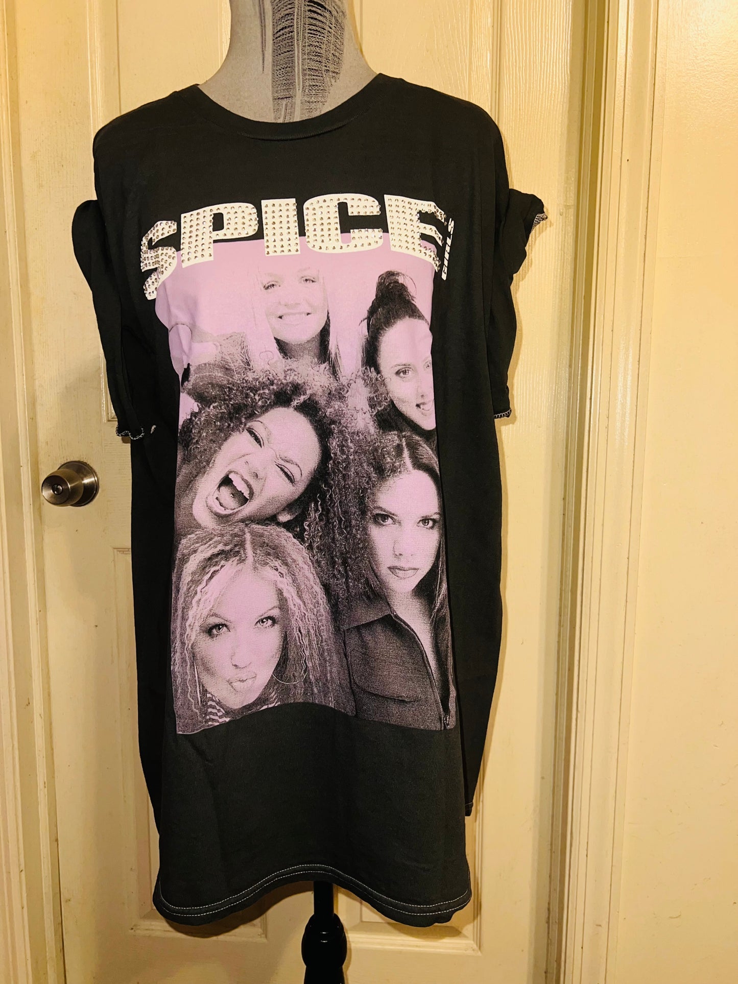 The Spice Girls Oversized Distressed Tee