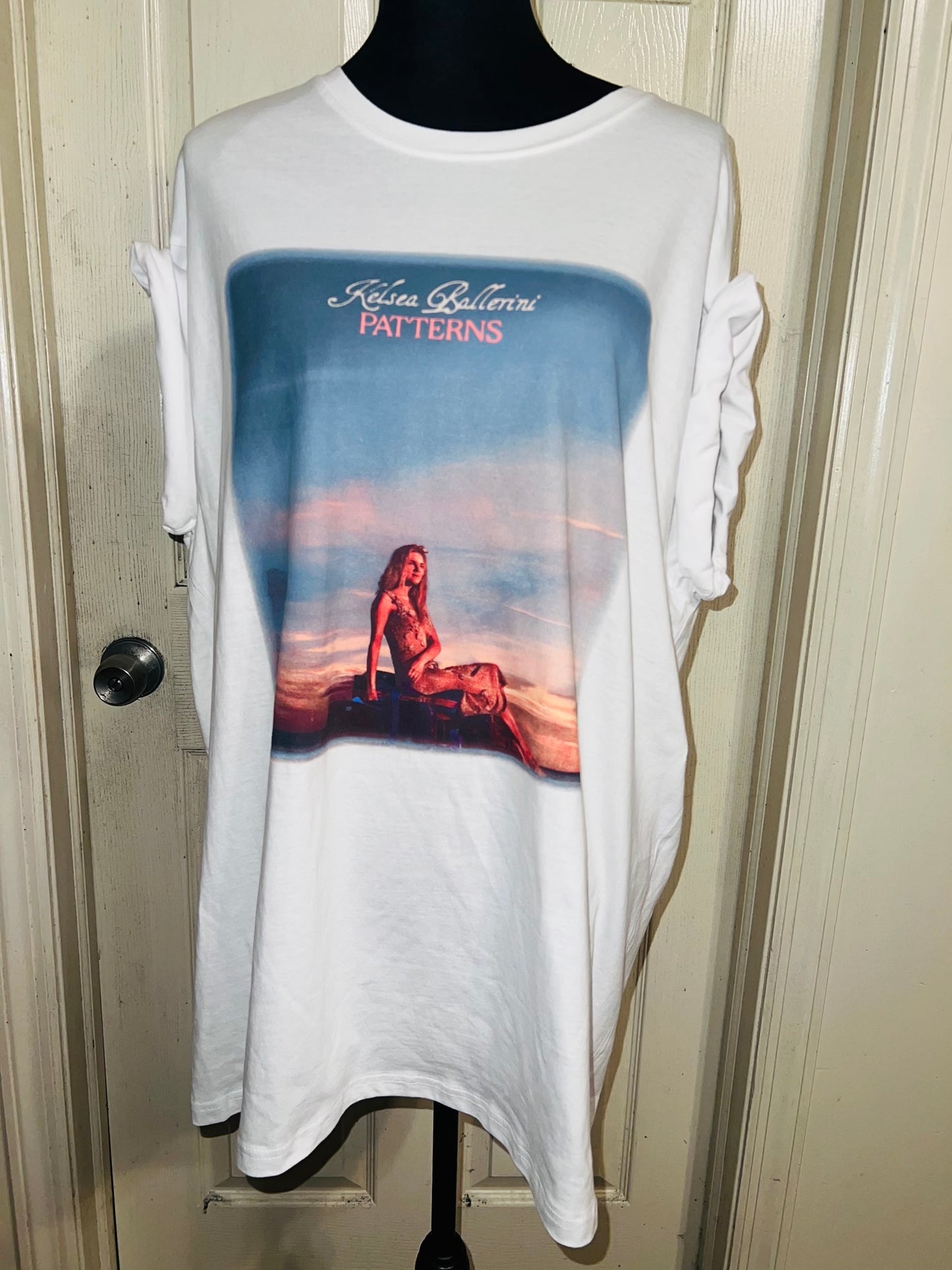 Kelsea Ballerini Oversized Double Sided Distressed Tour Tee