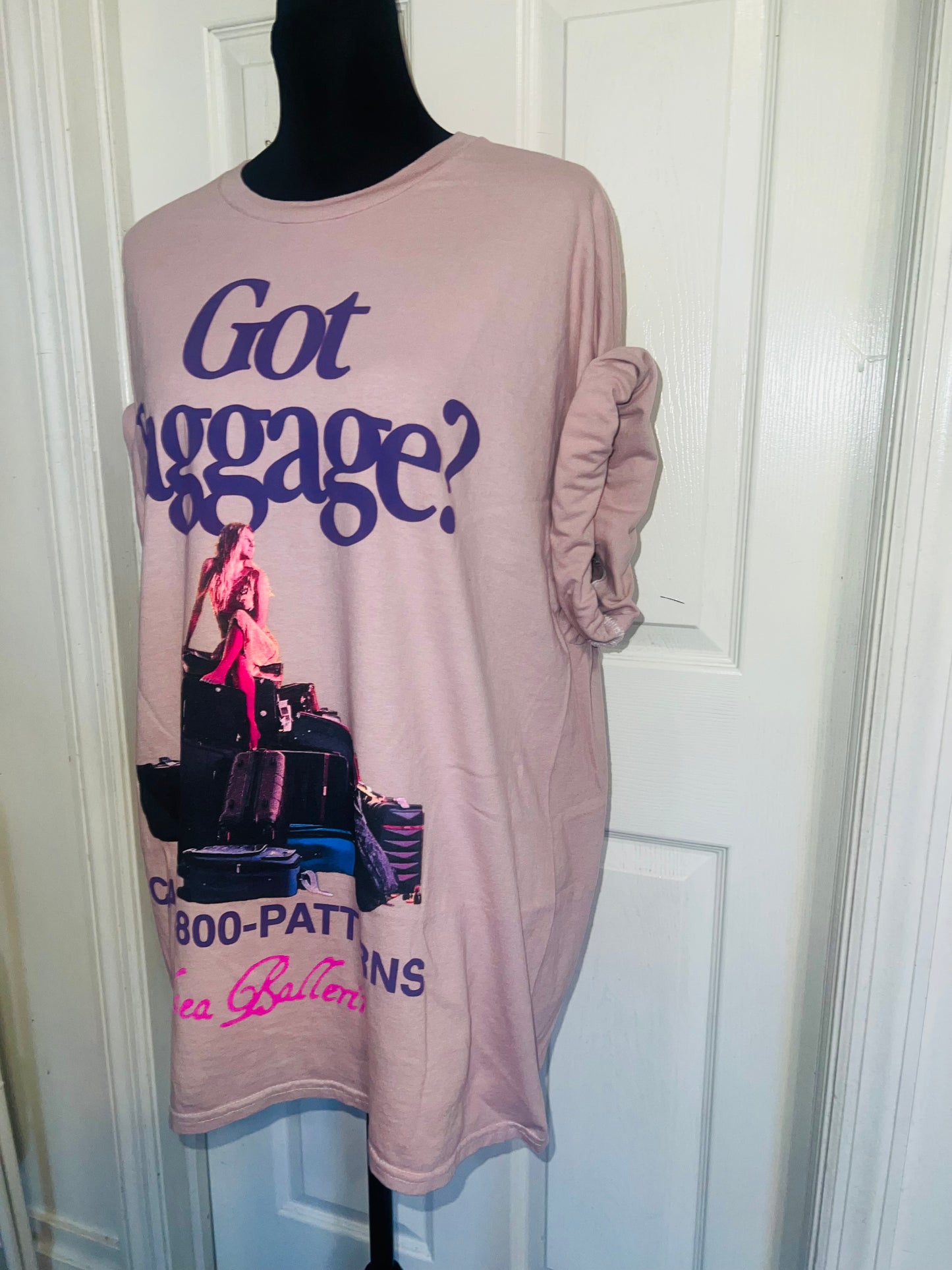 Kelsea Ballerini Oversized Distressed Tee