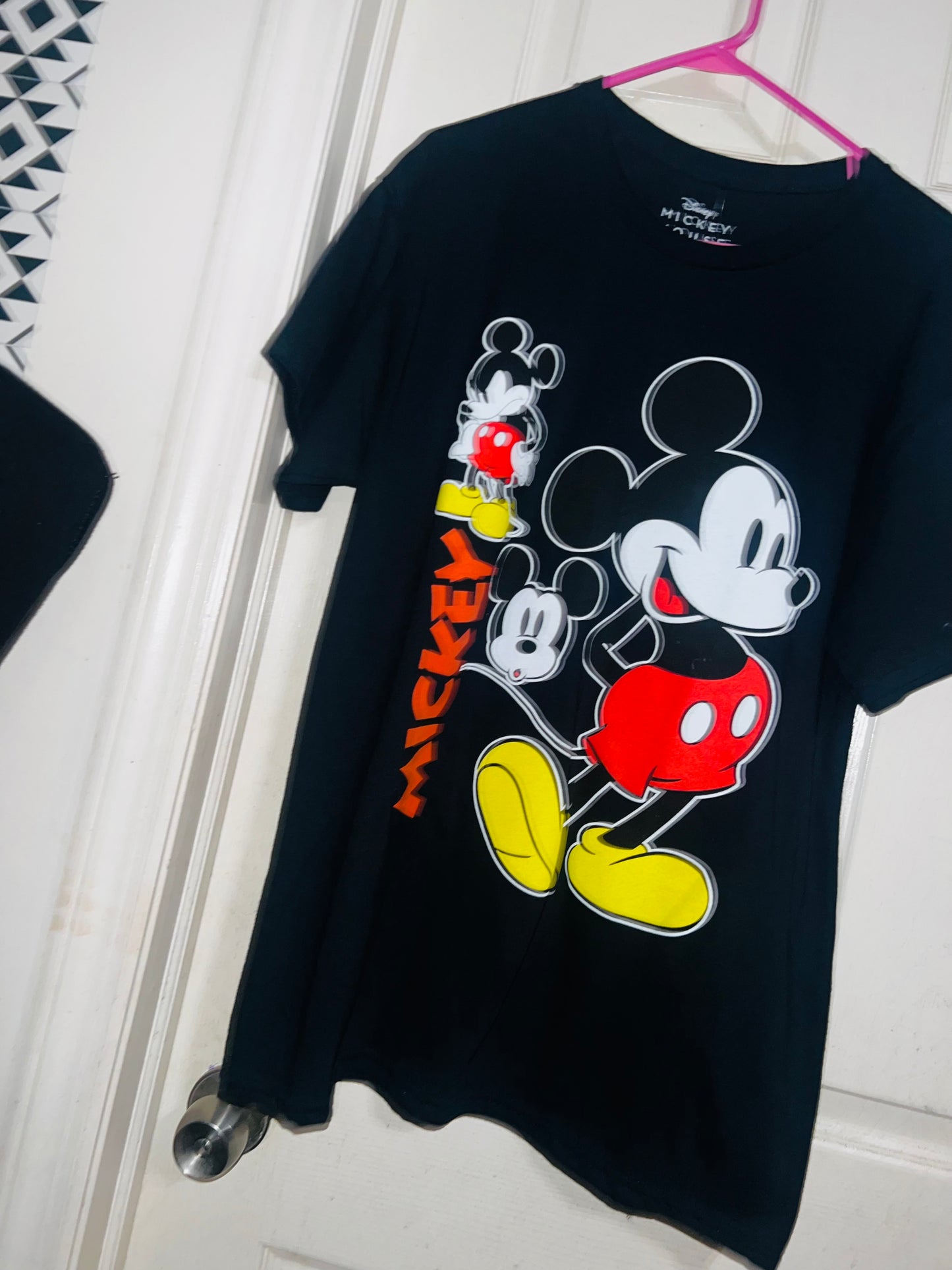 Mickey Mouse Oversized Distressed Tee