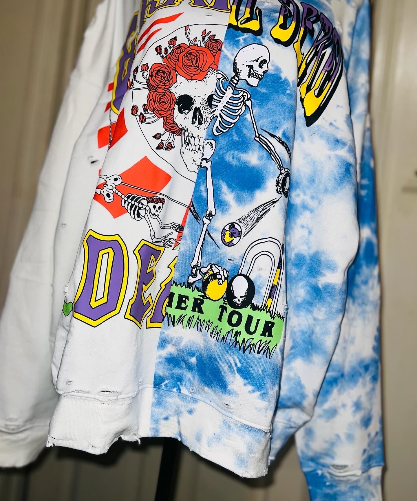 Grateful Dead Oversized Split Sweatshirt