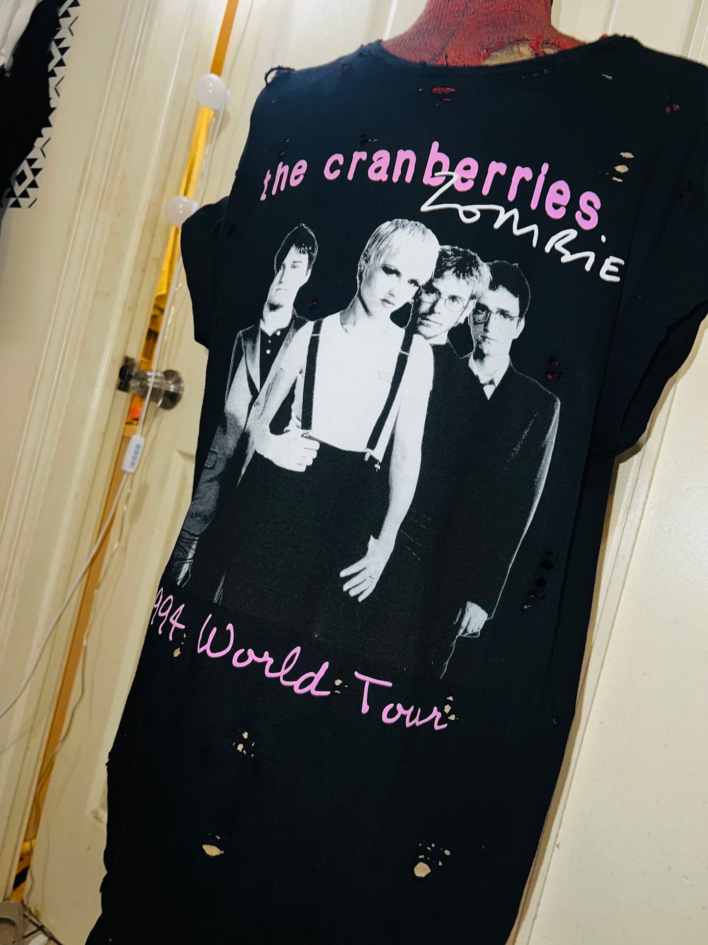 The Cranberries Oversized Distressed Tee