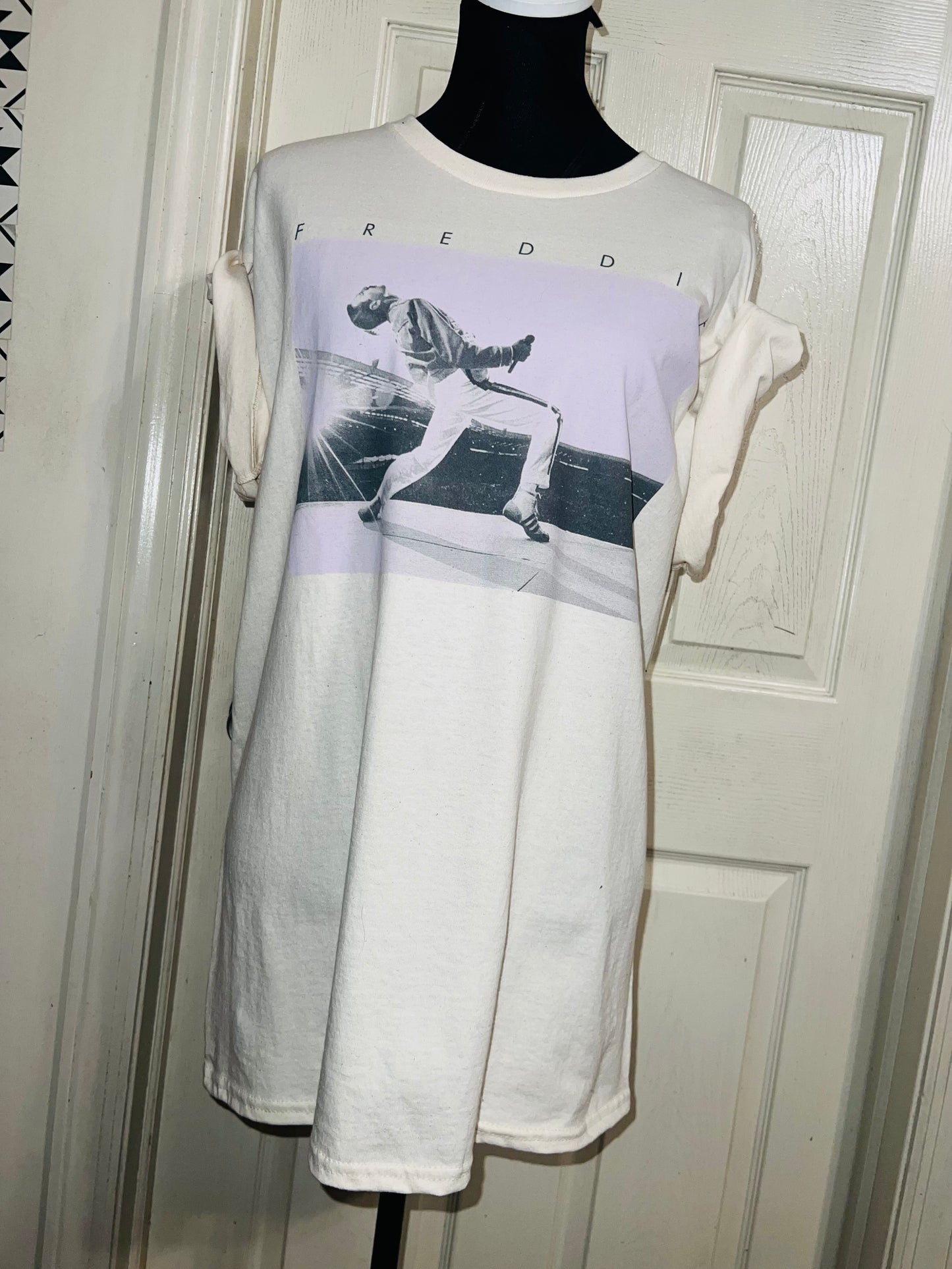 Freddie Mercury Oversized Distressed Tee