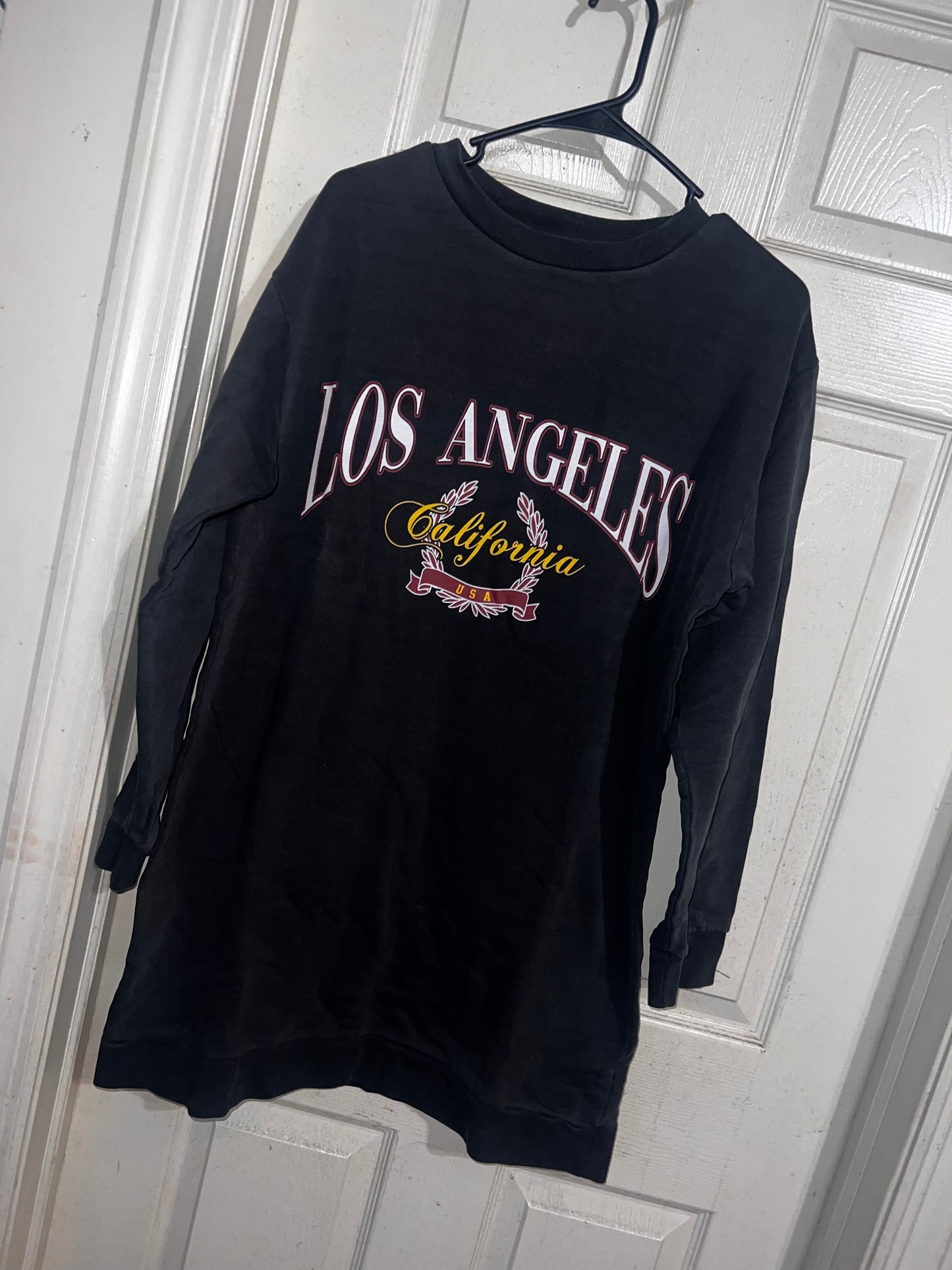 Los Angeles Oversized Long Sweatshirt/Dress