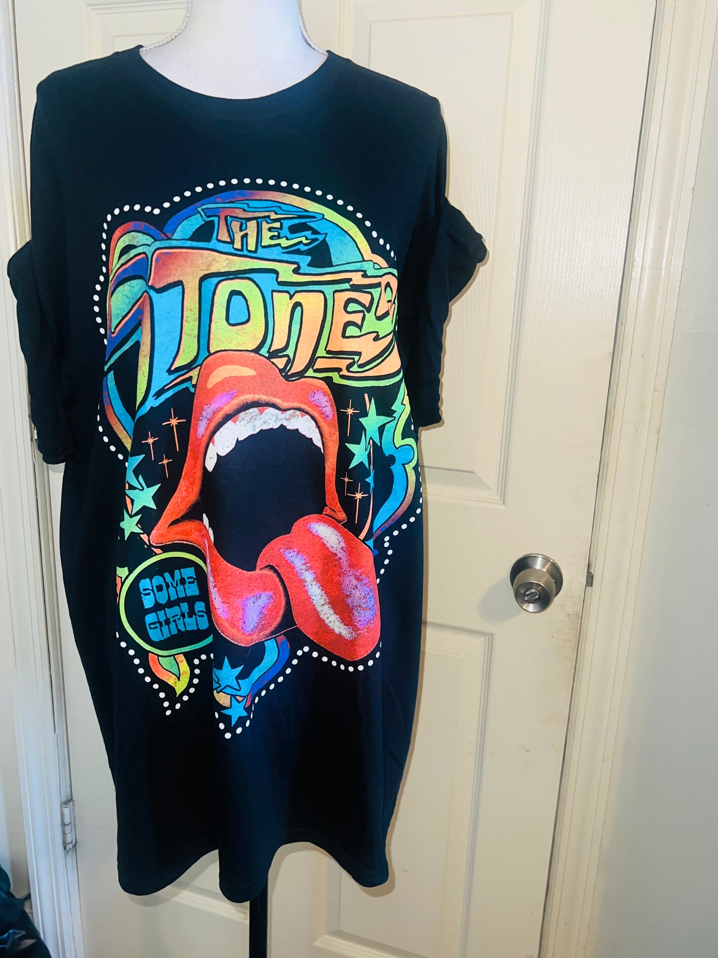 Rolling Stones Oversized Distressed Tee
