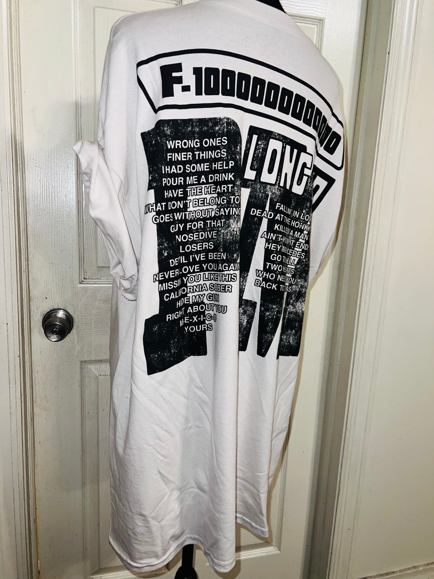 Post Malone Double Sided Oversized Distressed Tee