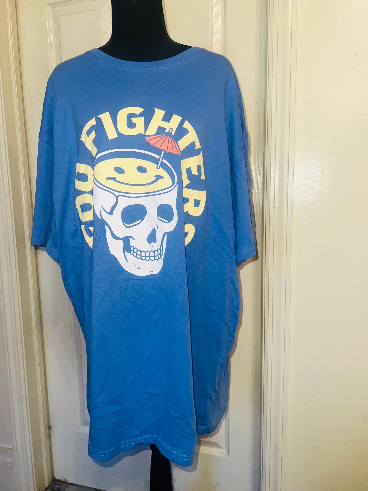 Foo Fighters Oversized Distressed Tee