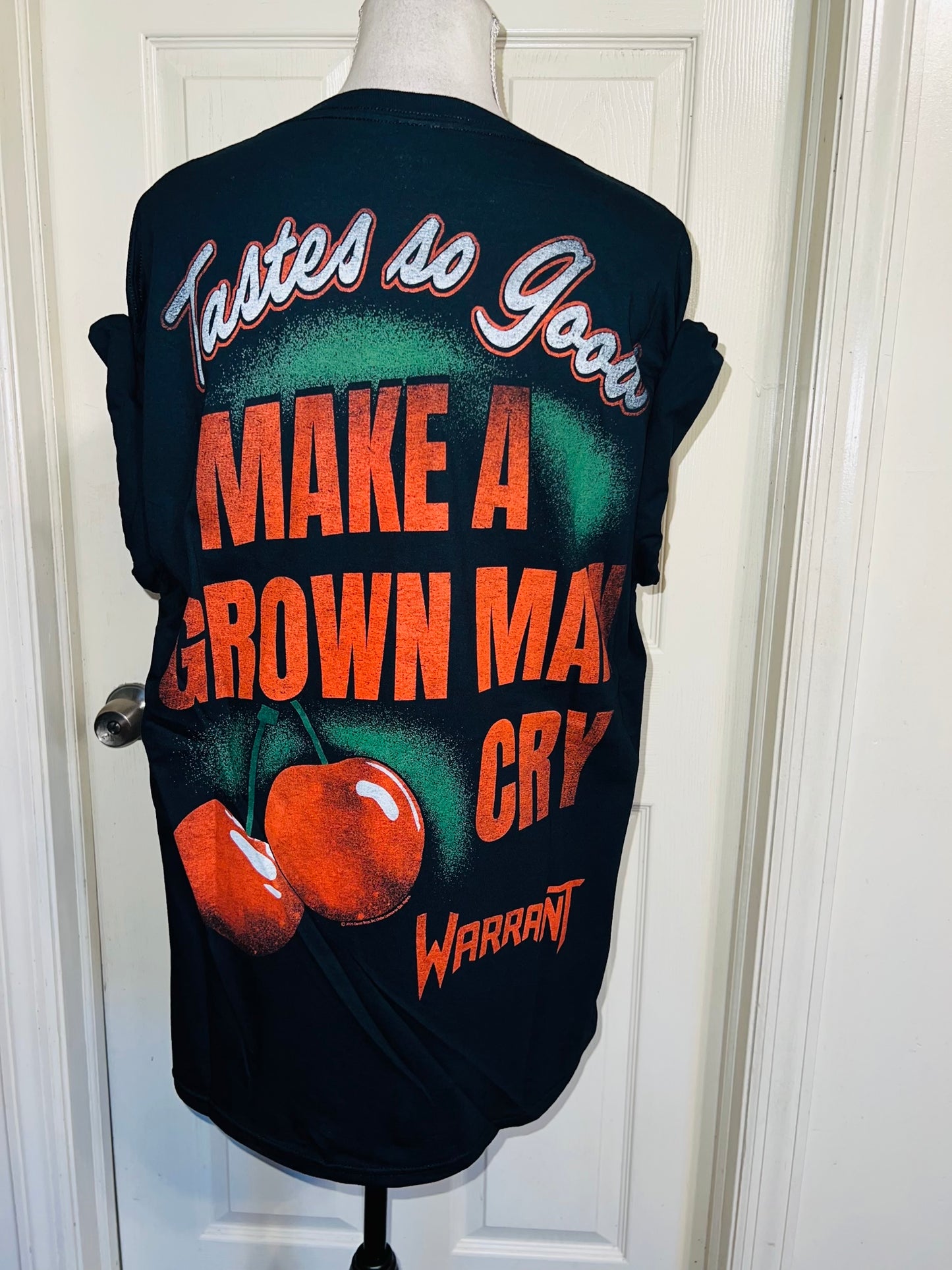 Warrant Double Sided Oversized Distressed Tee