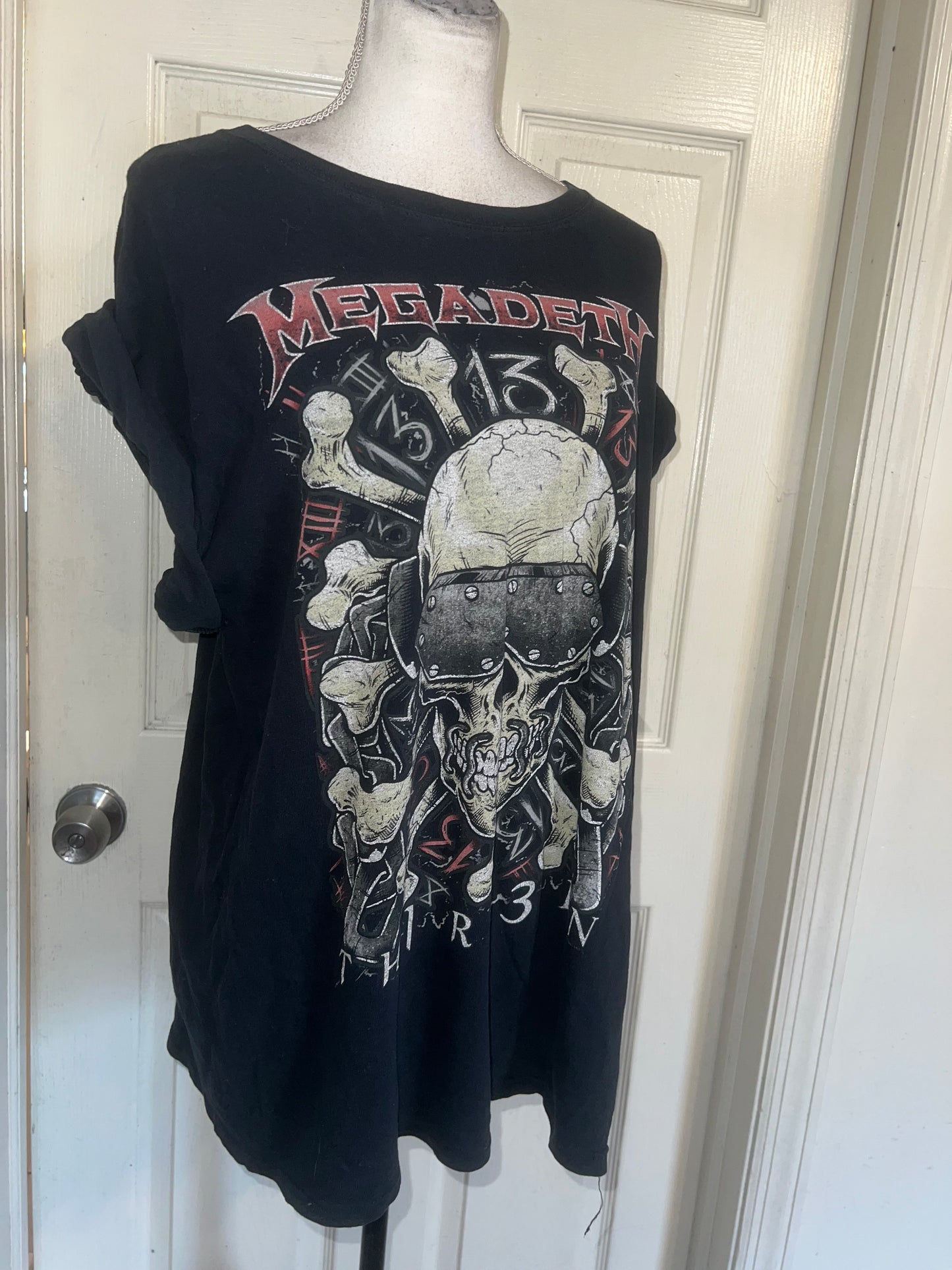 Megadeath American Vintage Oversized Distressed Tee