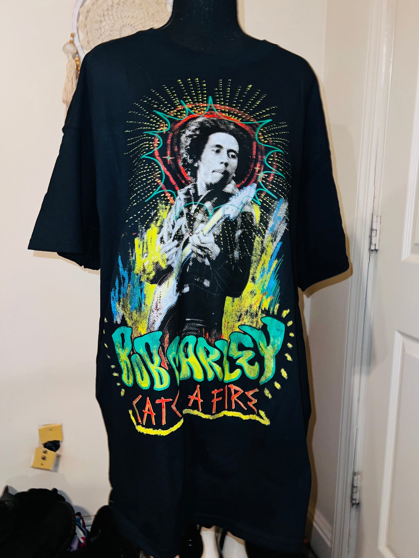 Bob Marley Double Sided Oversized Tee