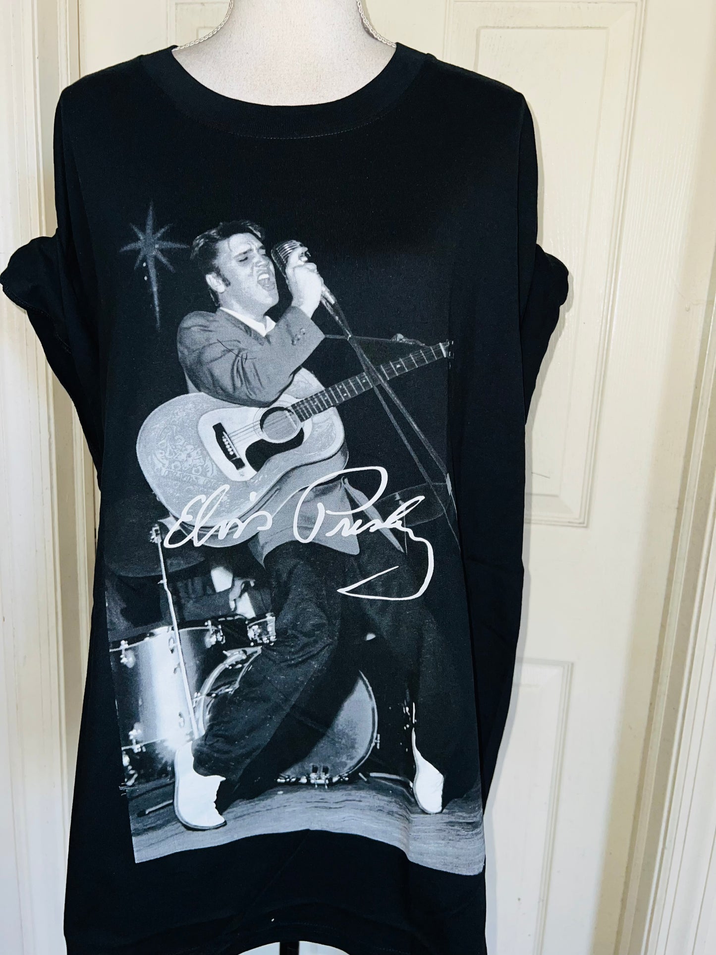 Elvis Presley Oversized Distressed Tee