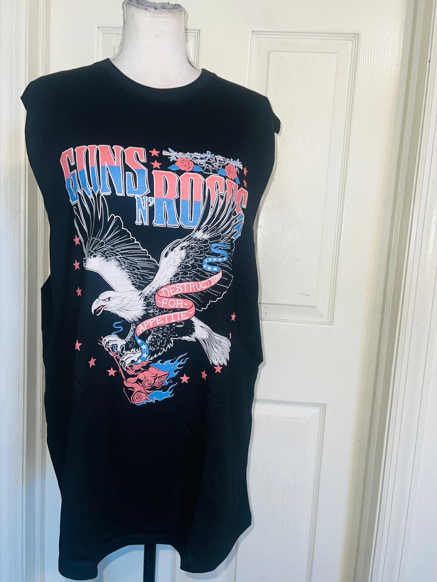 Guns N’ Roses Oversized Distressed Tank