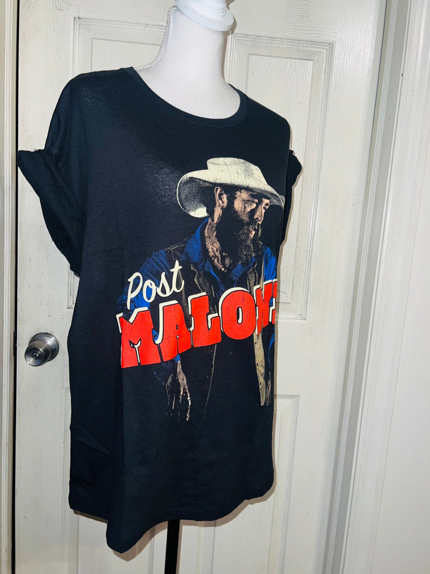 Post Malone Oversized Distressed Tee