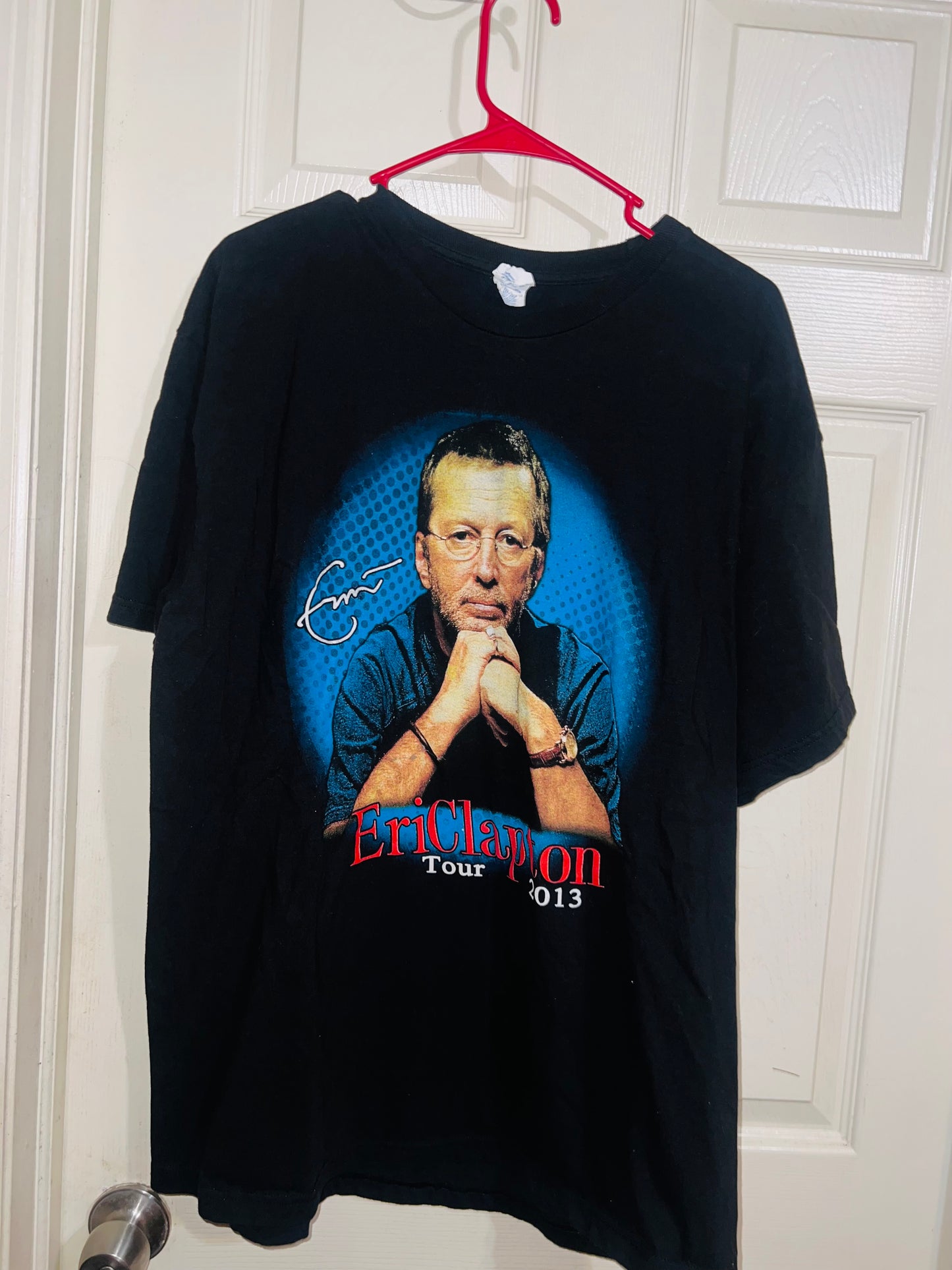 Eric Clapton Vintage Double Sided Oversized Distressed Tee