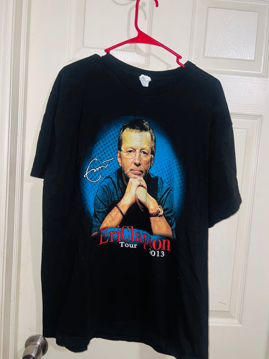Eric Clapton Vintage Double Sided Oversized Distressed Tee