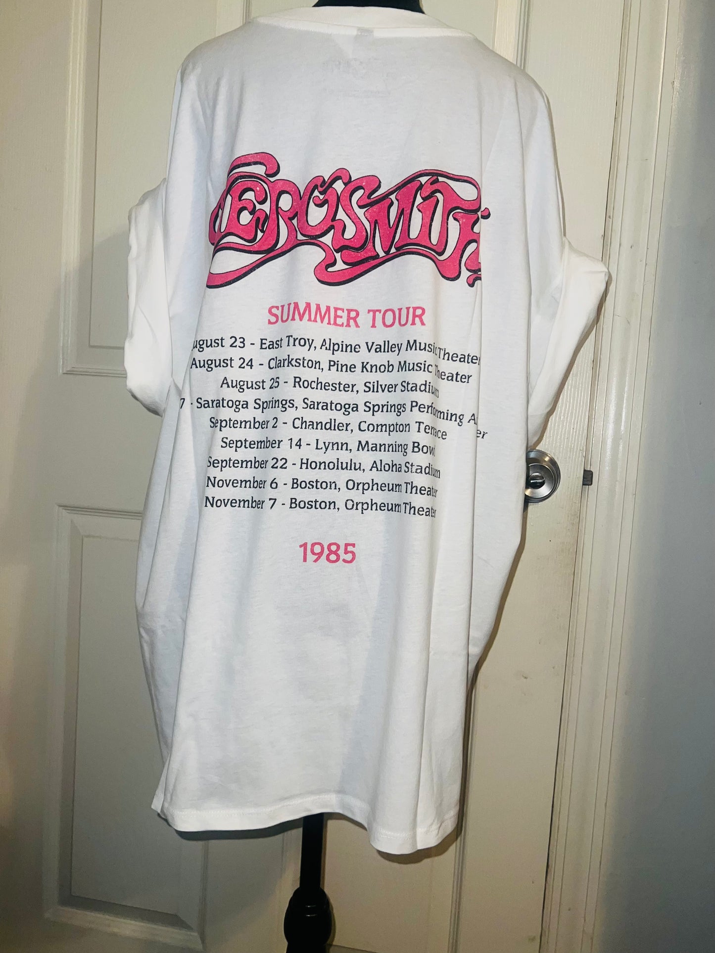 Aerosmith Double Sided Oversized Tee