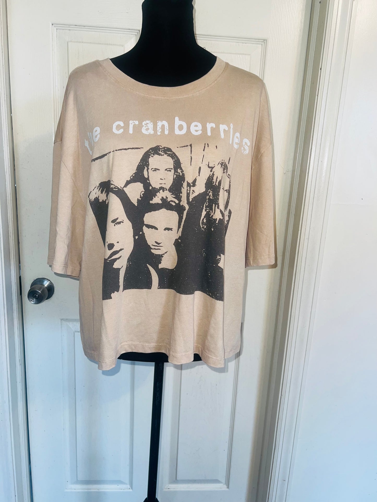 The Cranberries Oversized Distressed Tee