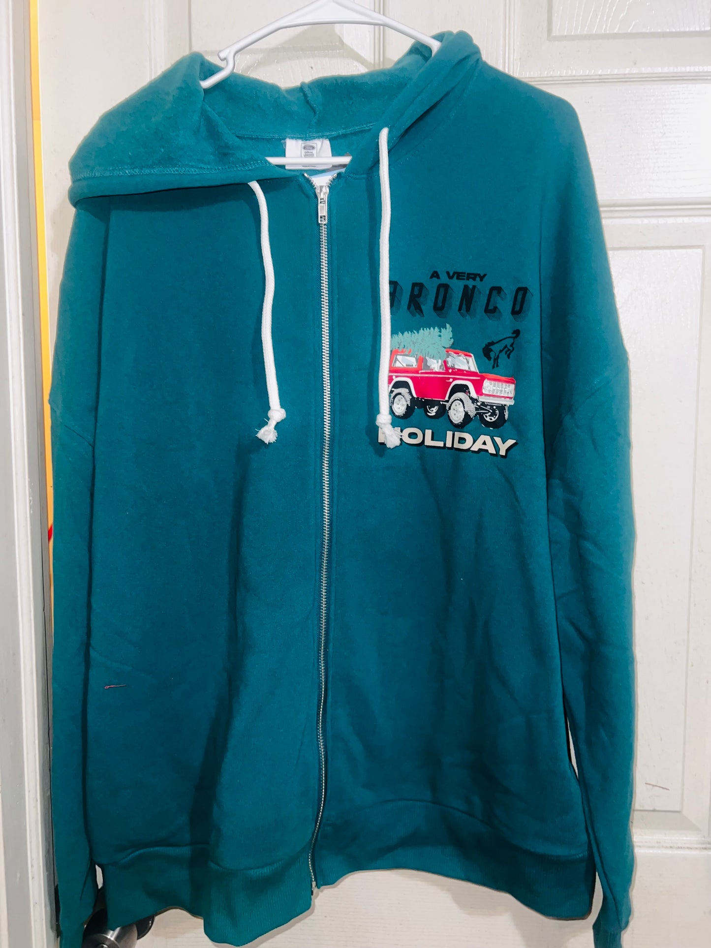 Ford Bronco Double Sided Zip Up Sweatshirt