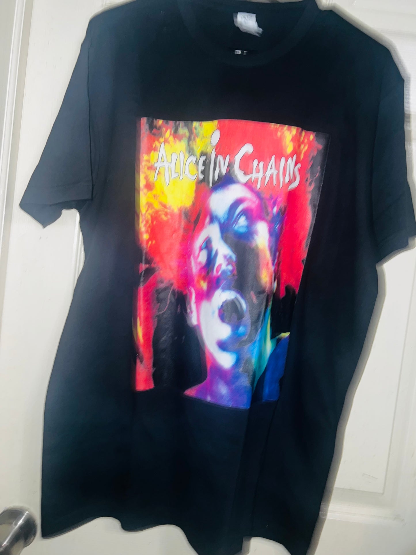 Alice In Chains Oversized Distressed Tee