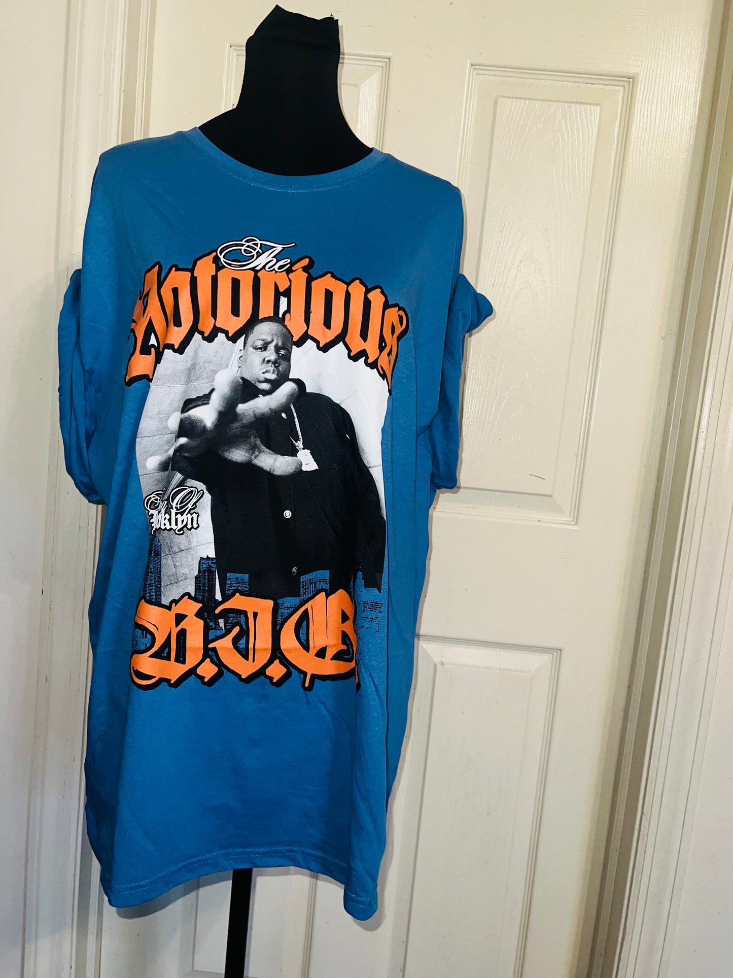 Notorious BIG Oversized Distressed Tee