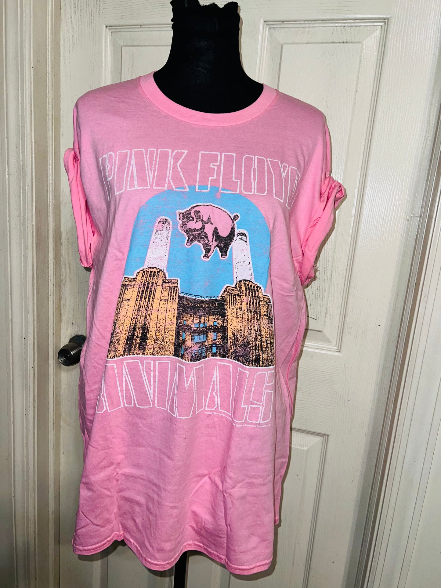 Pink Floyd Oversized Distressed Tee