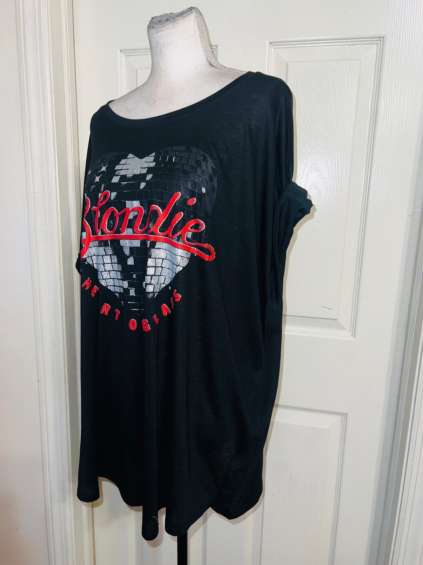 Blondie Oversized Distressed Tee