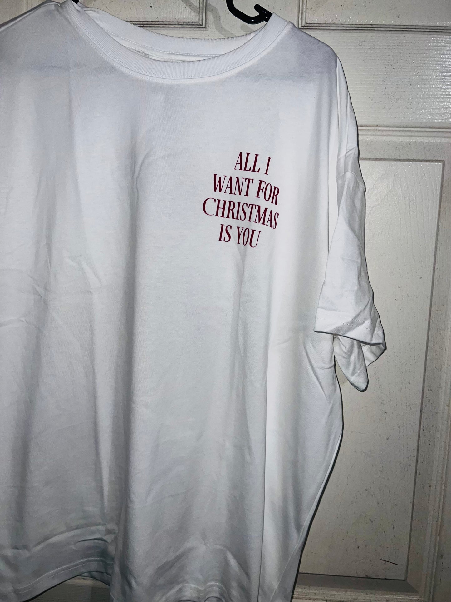 Mariah Carey Christmas Double Sided Distressed Tee